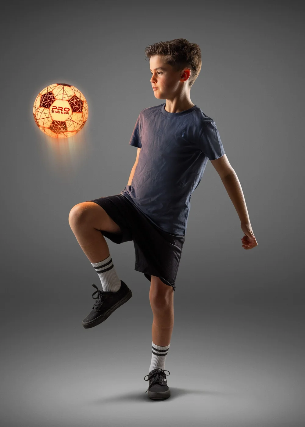 Toyrific Pro Striker Glow Ball Size 5 Orange - One Size Image 1
