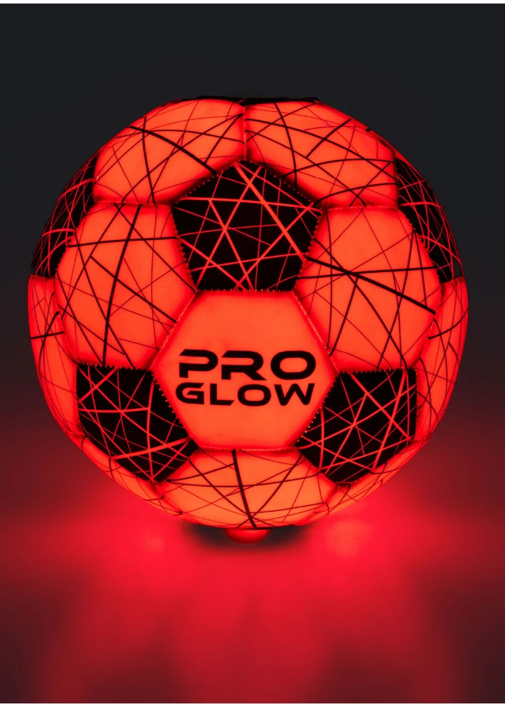 Toyrific Pro Striker Glow Ball Size 5 Orange - One Size Image 2