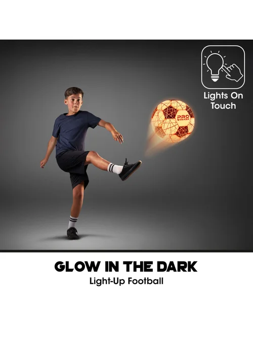 Toyrific Pro Striker Glow Ball Size 5 Orange - One Size Image 4