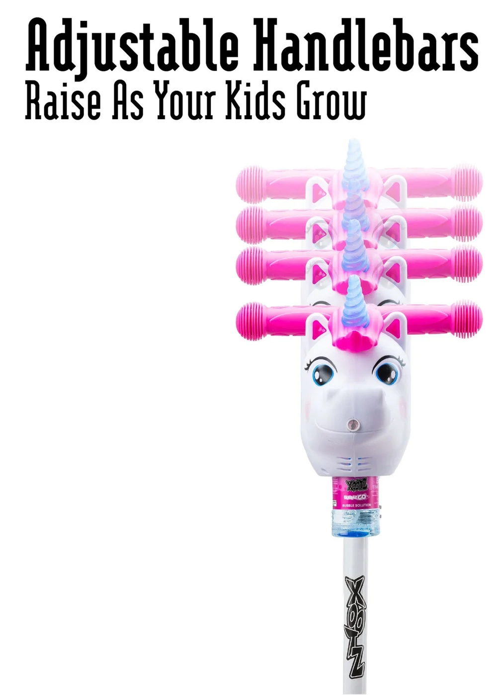 Xootz Bubble Go Unicorn Scooter - One Size Image 5