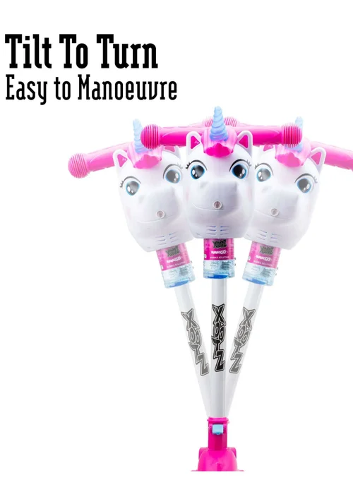 Xootz Bubble Go Unicorn Scooter - One Size Image 6