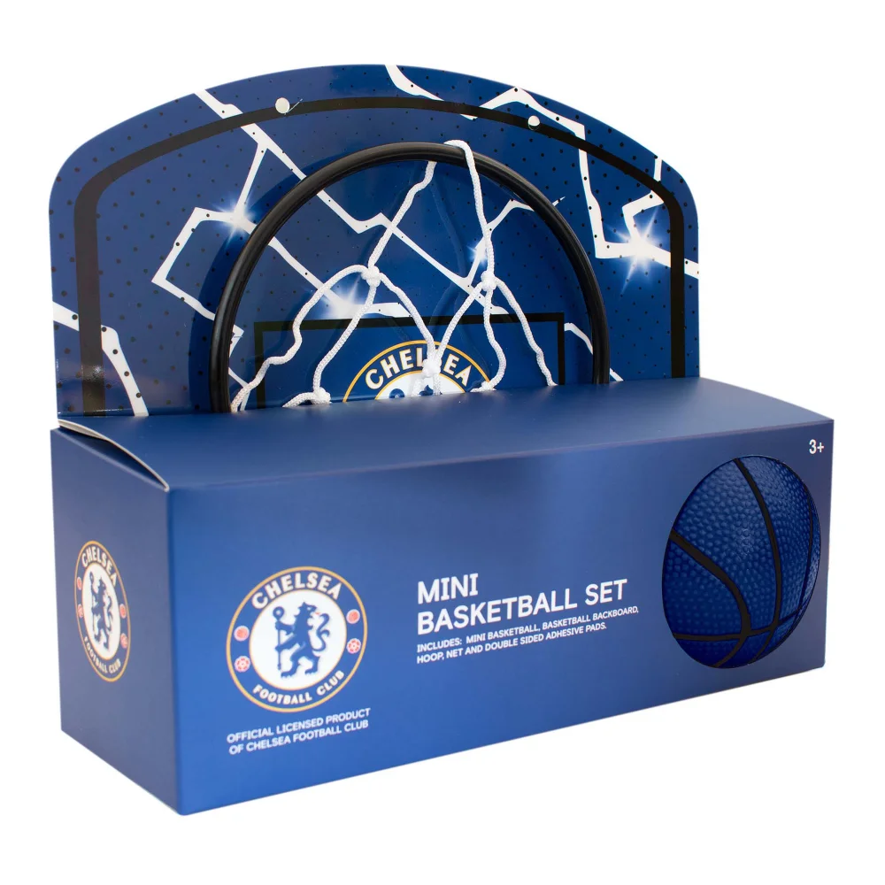 Hy-Pro Chelsea FC Blue Mini Basketball Set - One Size Image 4