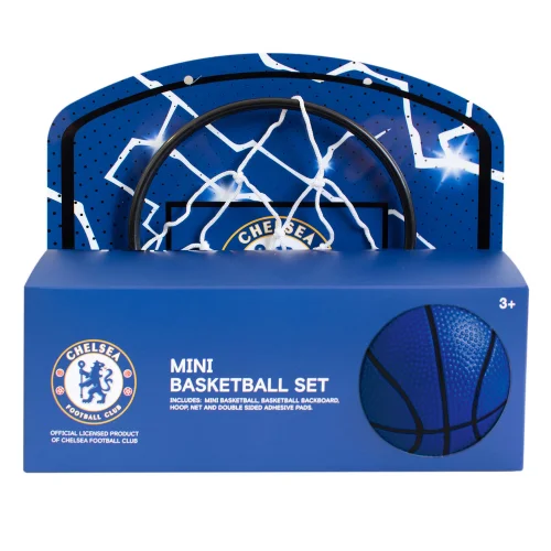 Hy-Pro Chelsea FC Blue Mini Basketball Set - One Size Image 3