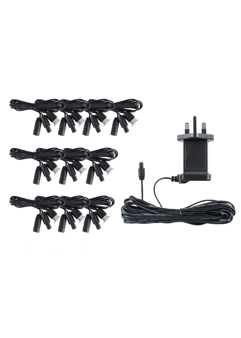 ValueLights Pack Of 10 15mm Warm White LED Decking Lights - One Size Image 4