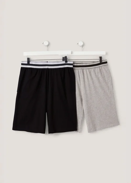 Cotton Traders Multi 2 Pack Jersey Pj Shorts - 3XL Image 1