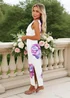 AX Paris Lilac & Cream Floral Print Off The Shoulder Midi Dress - 14 Image 4