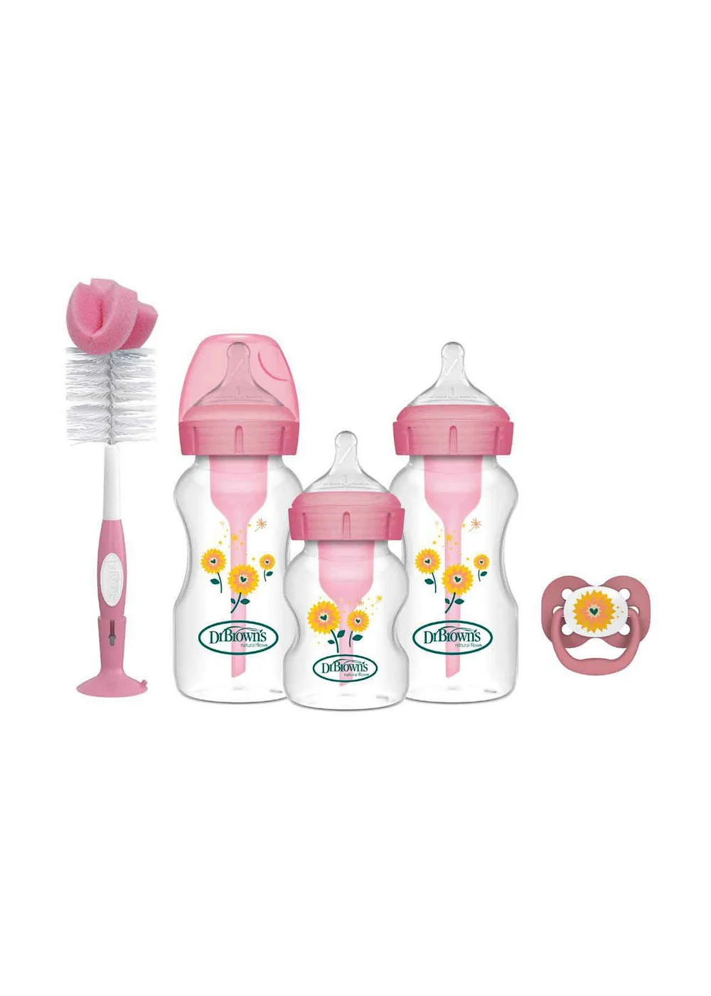 Dr Browns Options+ Gift Set Pink - One Size Image 1