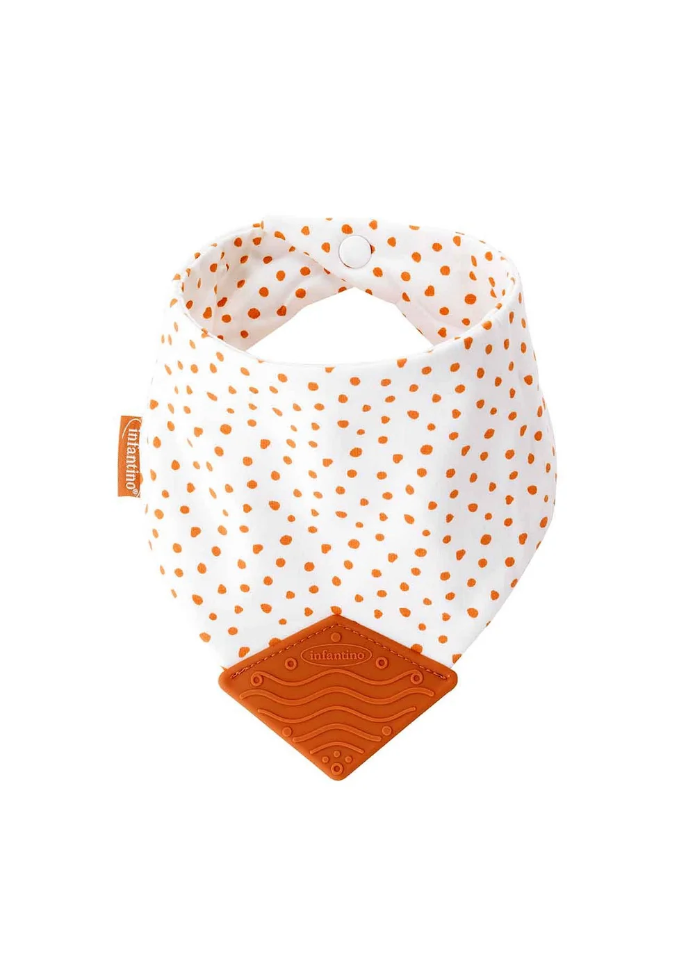 Infantino Bandana Teether & Pacigrip Bib 2 Pack - One Size Image 2