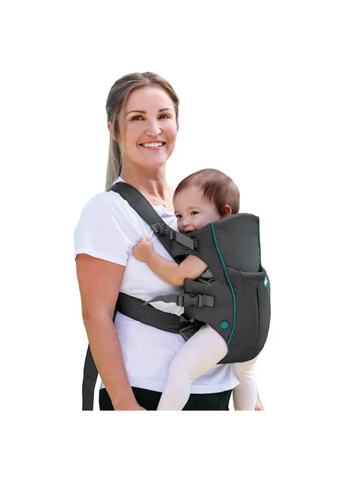 Infantino Swift Classic with Bib Carrier Grey - One Size Image 4