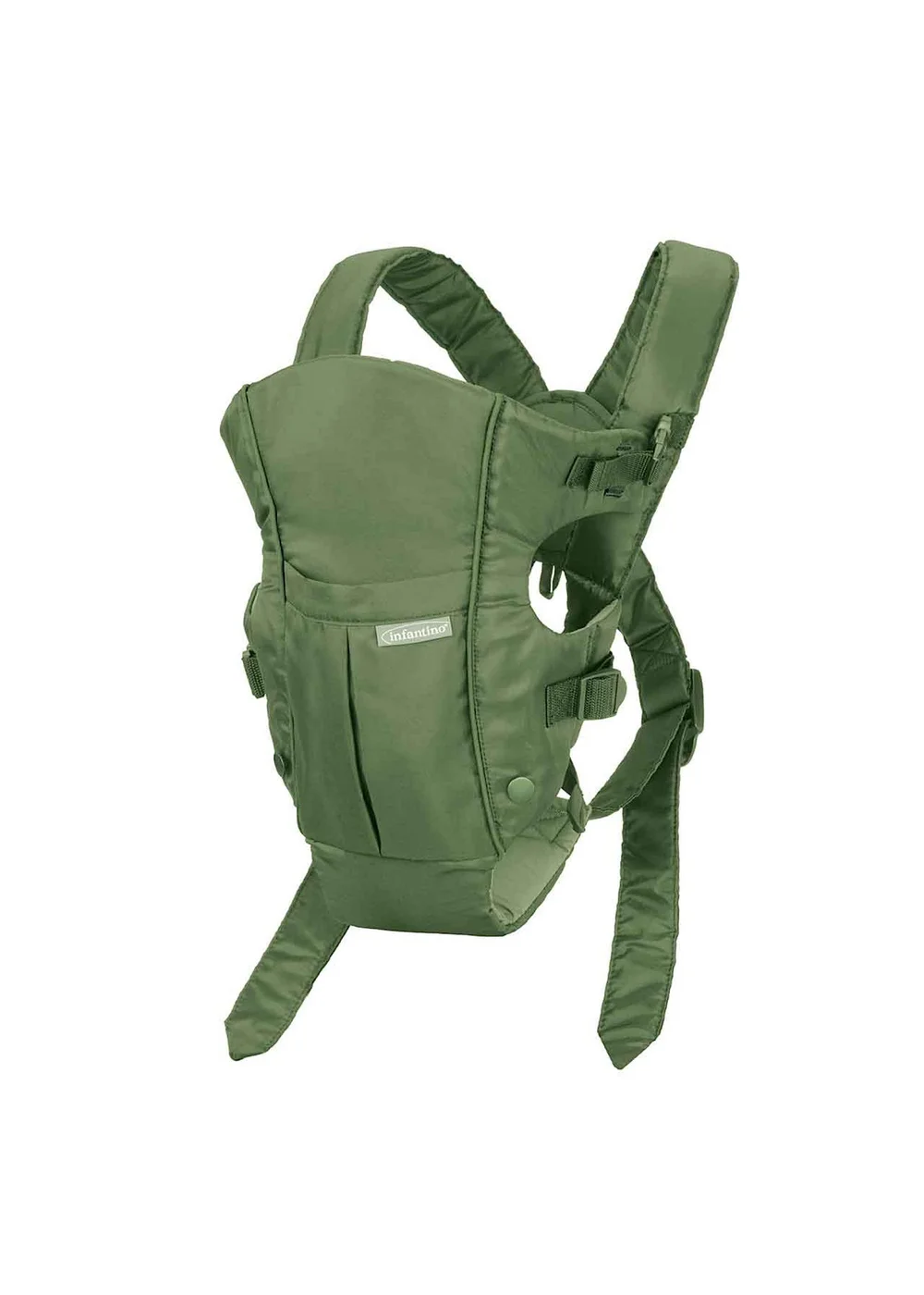 Infantino Swift Classic with Bib Carrier Olive Green - One Size Image 1