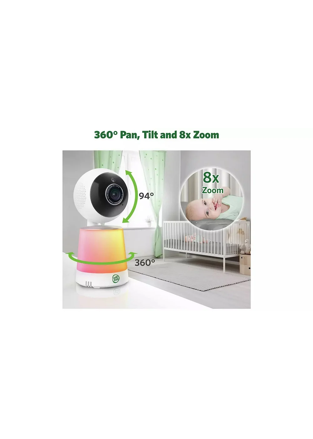 Leap Frog LF4917HD Smart Baby Monitor 7" - One Size Image 6