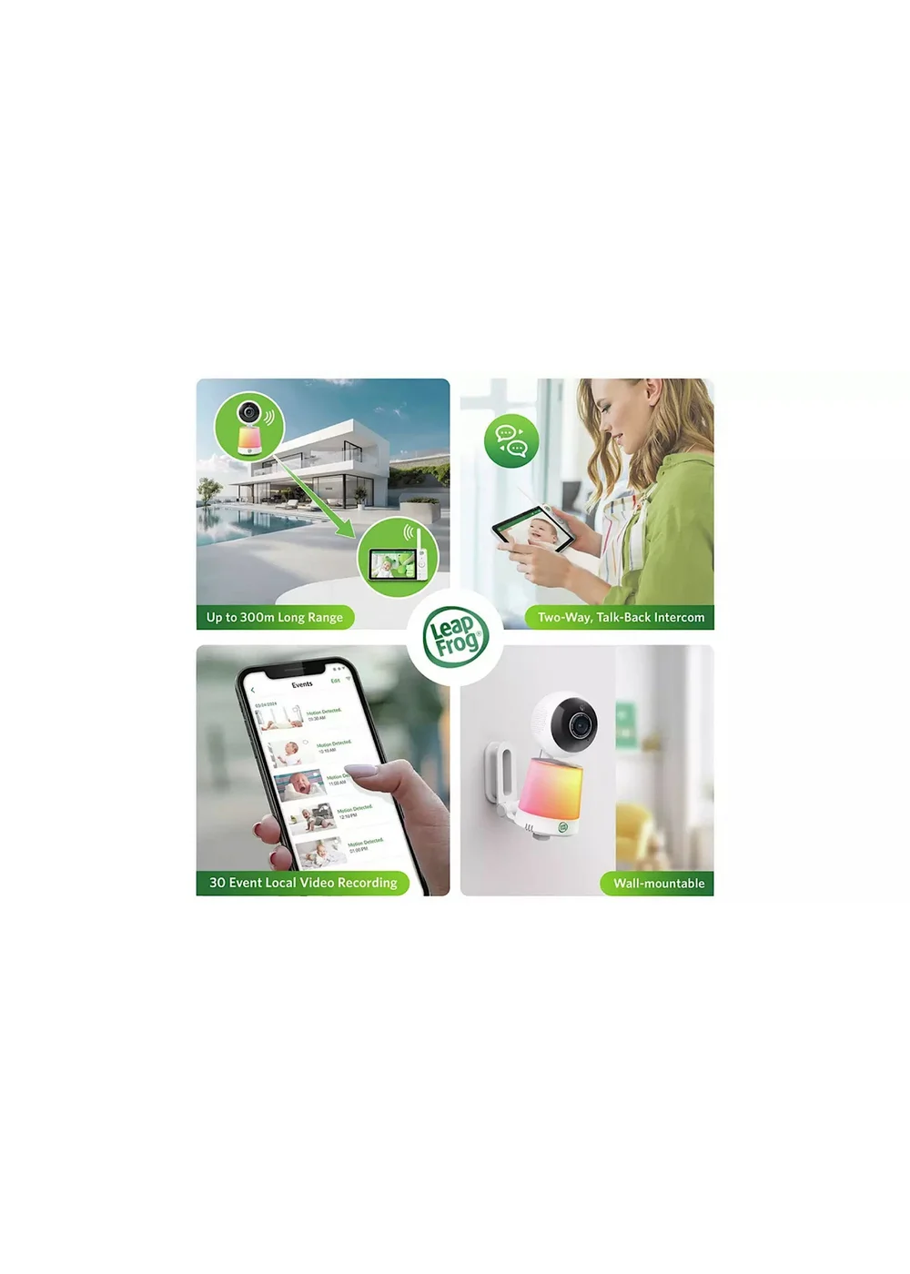 Leap Frog LF4917HD Smart Baby Monitor 7" - One Size Image 2