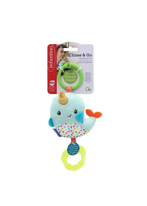 Infantino Chime & Go Tag Along Pal - One Size Image 2