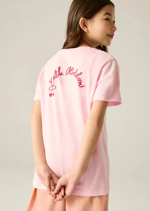 Regatta Crew Neck Cath Kidston T-Shirt Light Rose Pink (Age 3-13 Years) - 7-8 Yrs Image 2