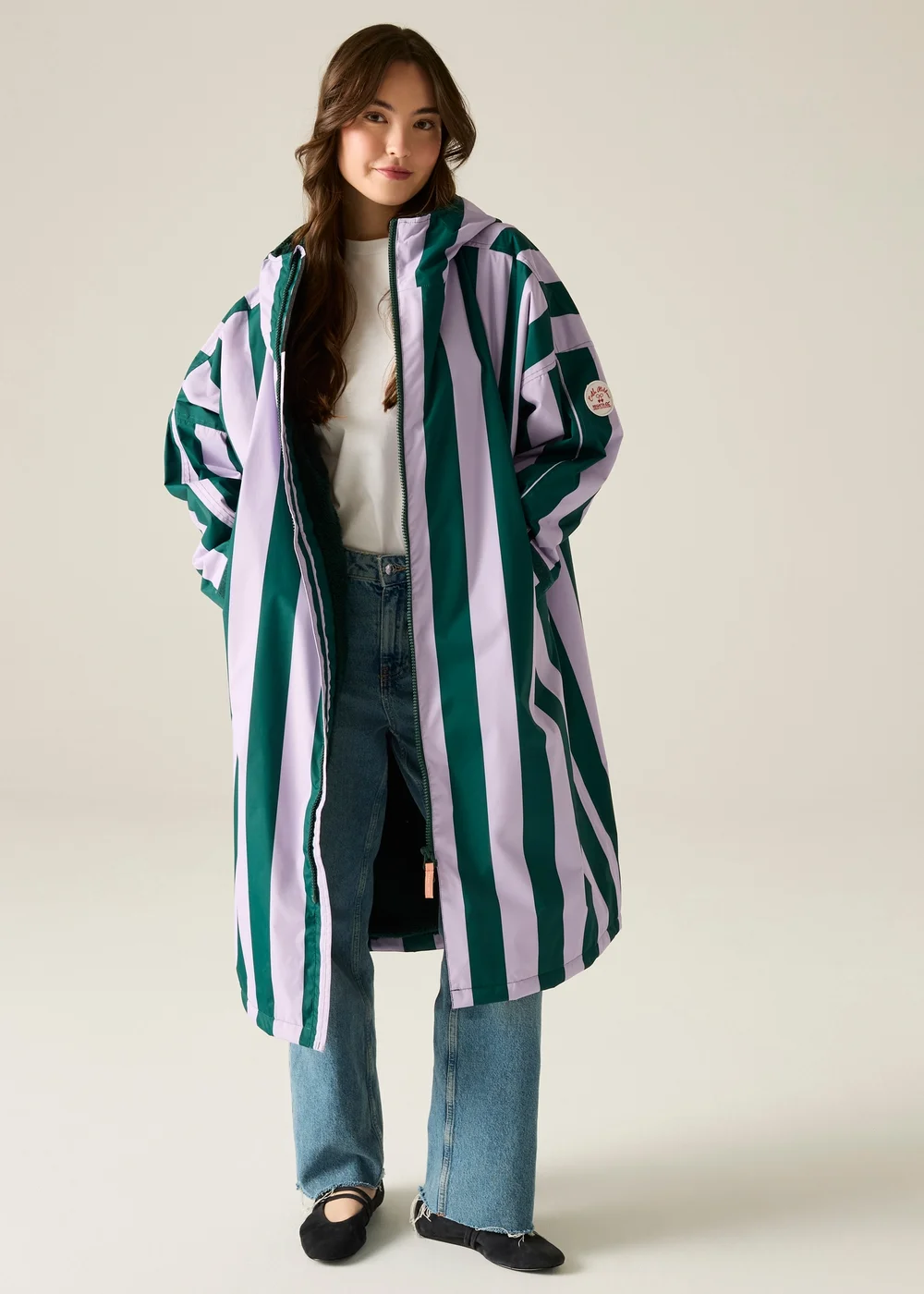 Regatta Hydrafort Cath Kidston Changing Robe Lilac - S/M Image 2