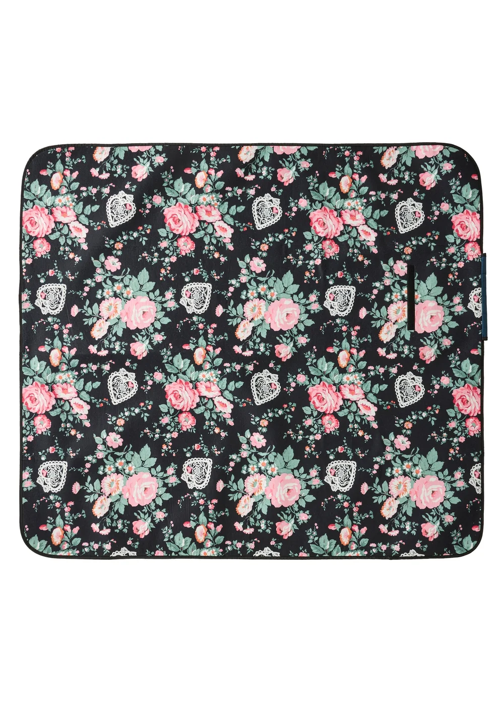 Regatta Cath Kidston Picnic Rug Black Hackney Rose - Single Image 5