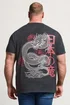 BadRhino Black Dragon Graphic Acid Wash T-Shirt - 2XL Image 3