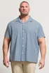 BadRhino Blue Geometric Poplin Shirt - 3XL Image 2