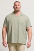 BadRhino Green Geometric Poplin Shirt - 2XL Image 2