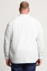 BadRhino White Long Sleeve Linen Blend Shirt - 5-6XL Image 3