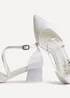 Linzi Faith Bridal Ivory Satin Low Court Heels - Size 5 Image 5