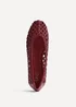 Linzi Melina Red Handwoven Ballet Flats - Size 7 Image 5