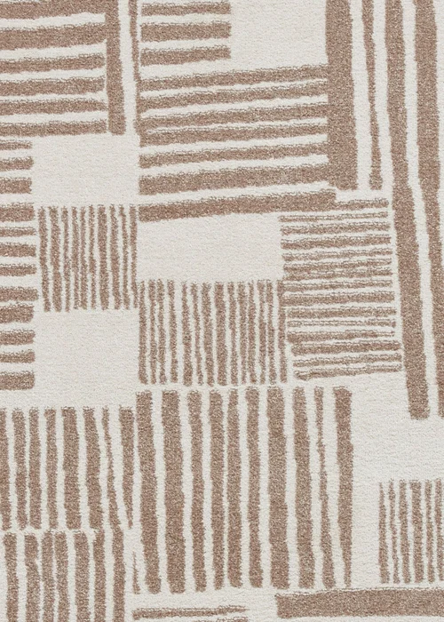 Catherine Lansfield Blocks Natural Rug 80 x 150cm - 80 x 150 Image 3