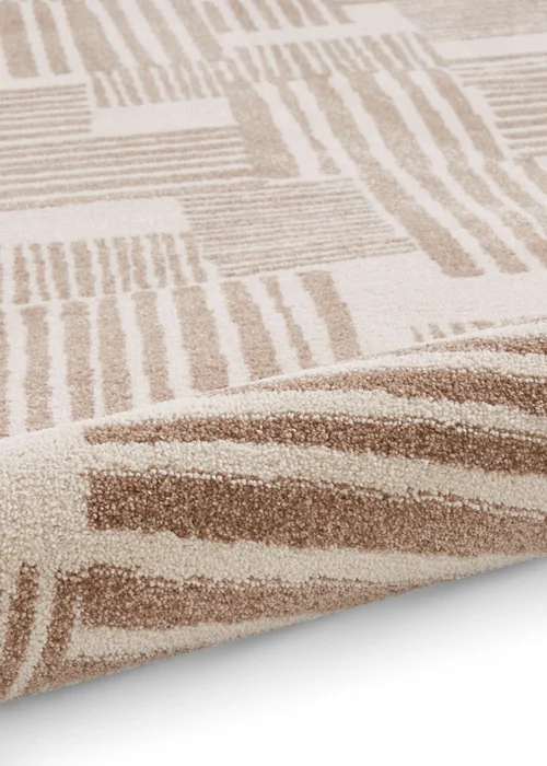 Catherine Lansfield Blocks Natural Rug 80 x 150cm - 80 x 150 Image 5