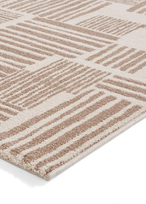 Catherine Lansfield Blocks Natural Rug 80 x 150cm - 80 x 150 Image 4