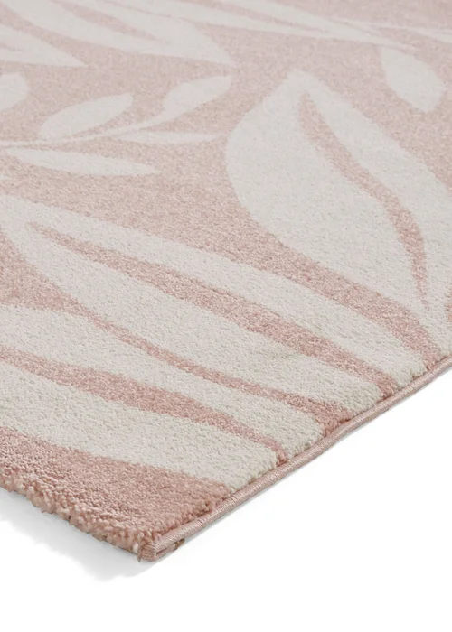 Catherine Lansfield Sorrel Leaves Rose Rug 120 x 170cm - 80 x 150 Image 4