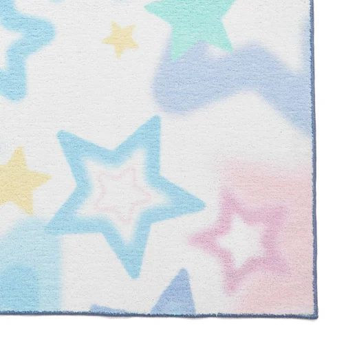 Catherine Lansfield Ombre Stars Pink Washable Rug 120 x 170cm - 80 x 150 Image 3