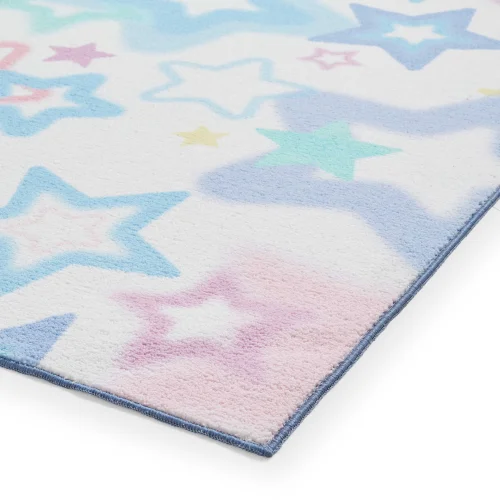 Catherine Lansfield Ombre Stars Pink Washable Rug 120 x 170cm - 80 x 150 Image 4