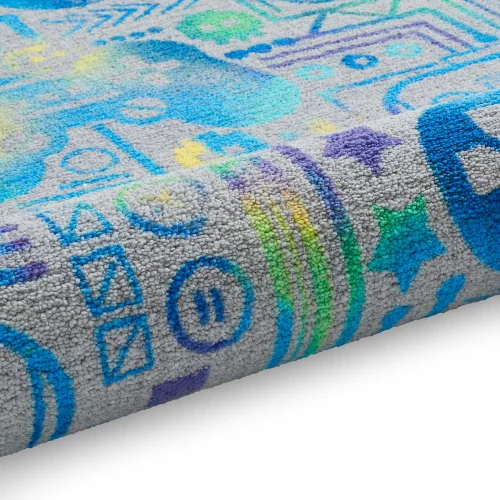 Catherine Lansfield Gamer Grey Washable Rug 120 x 170cm - 80 x 150 Image 5