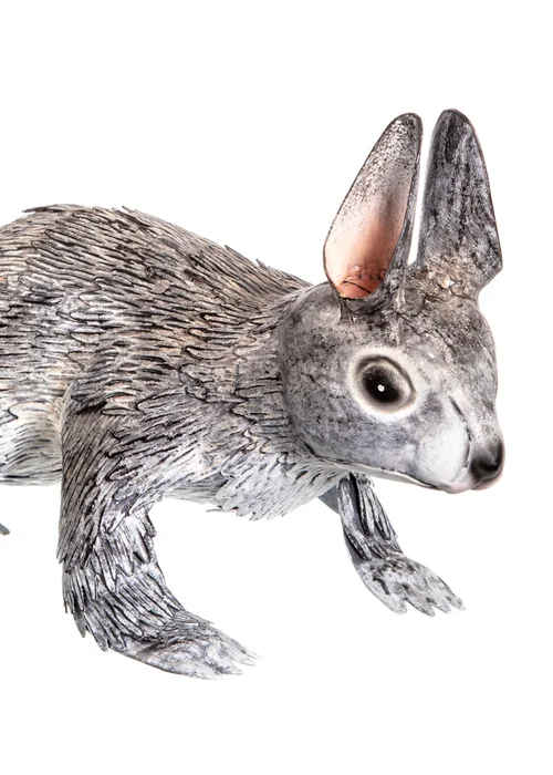 Premier Decorations Squirrel Metal Garden Sculpture 32cm - One Size Image 2