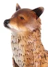 Premier Decorations Sitting Fox Metal Garden Sculpture 32.5cm - One Size Image 2