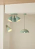 ValueLights Millie Sage Green Flower Scallop 3 Way Spotlight - One Size Image 4