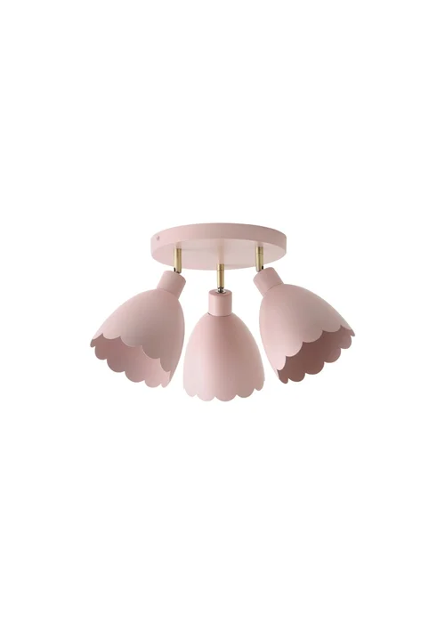ValueLights Millie Pink Flower Scallop 3 Way Spotlight - One Size Image 5
