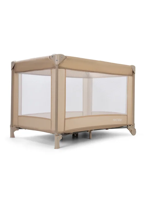 Red Kite Sleeptight Travel Cot - Biscotti - One Size Image 2