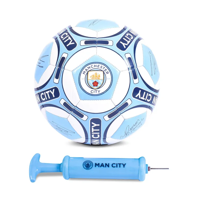 Hy-Pro Manchester City FC Signature Size 5 Football Gift Set
