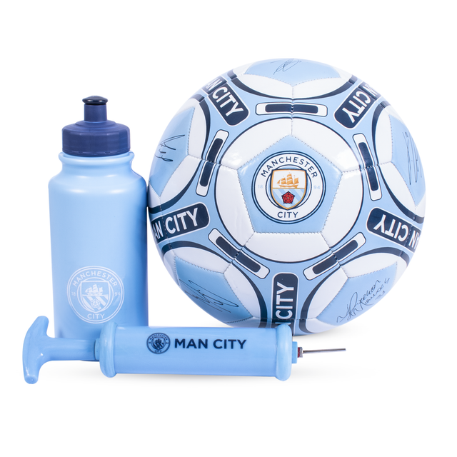 Hy-Pro Manchester City FC Signature Size 5 Football Gift Set