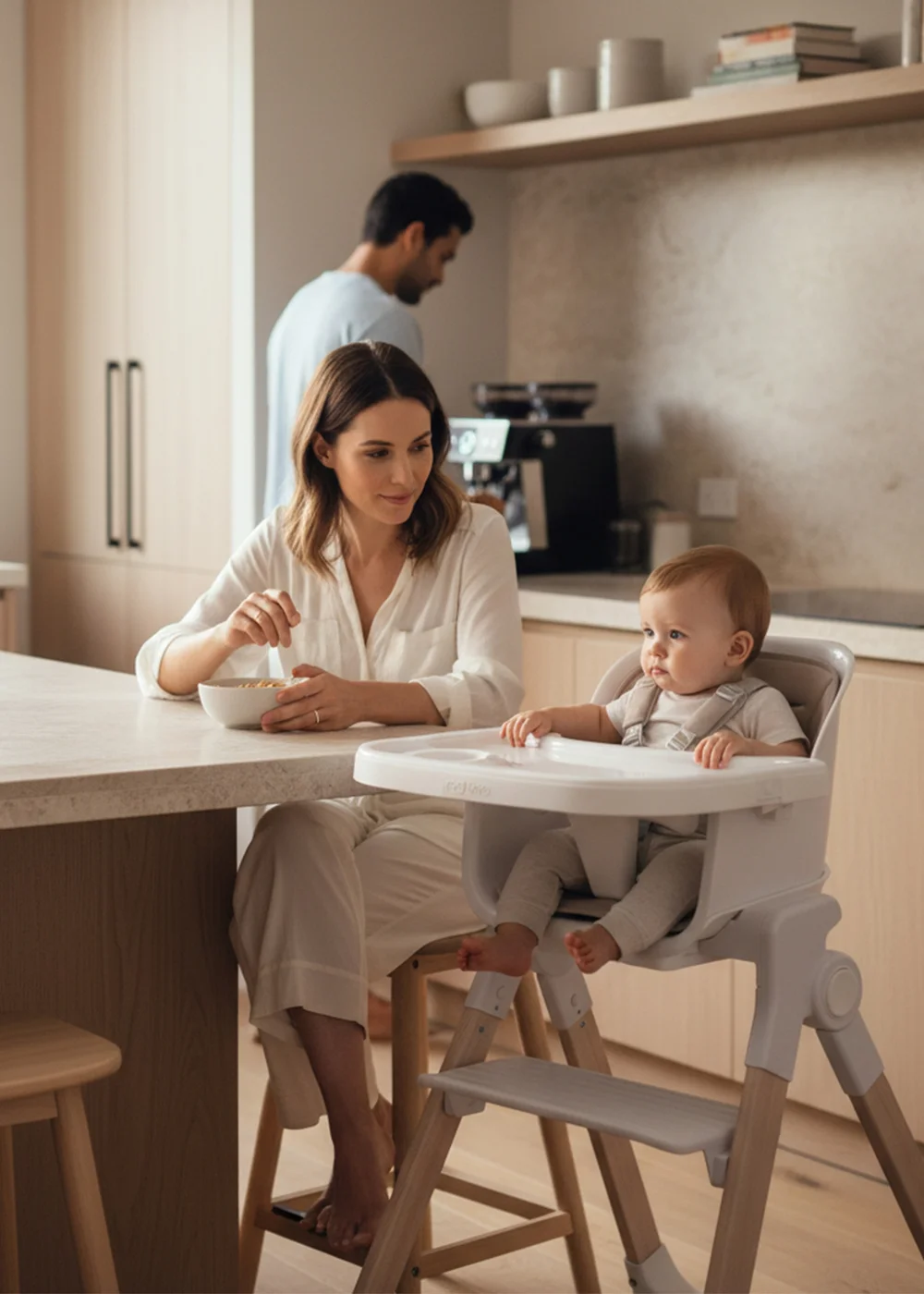 Red Kite Feed Me Orbit Highchair - White - One Size Image 6