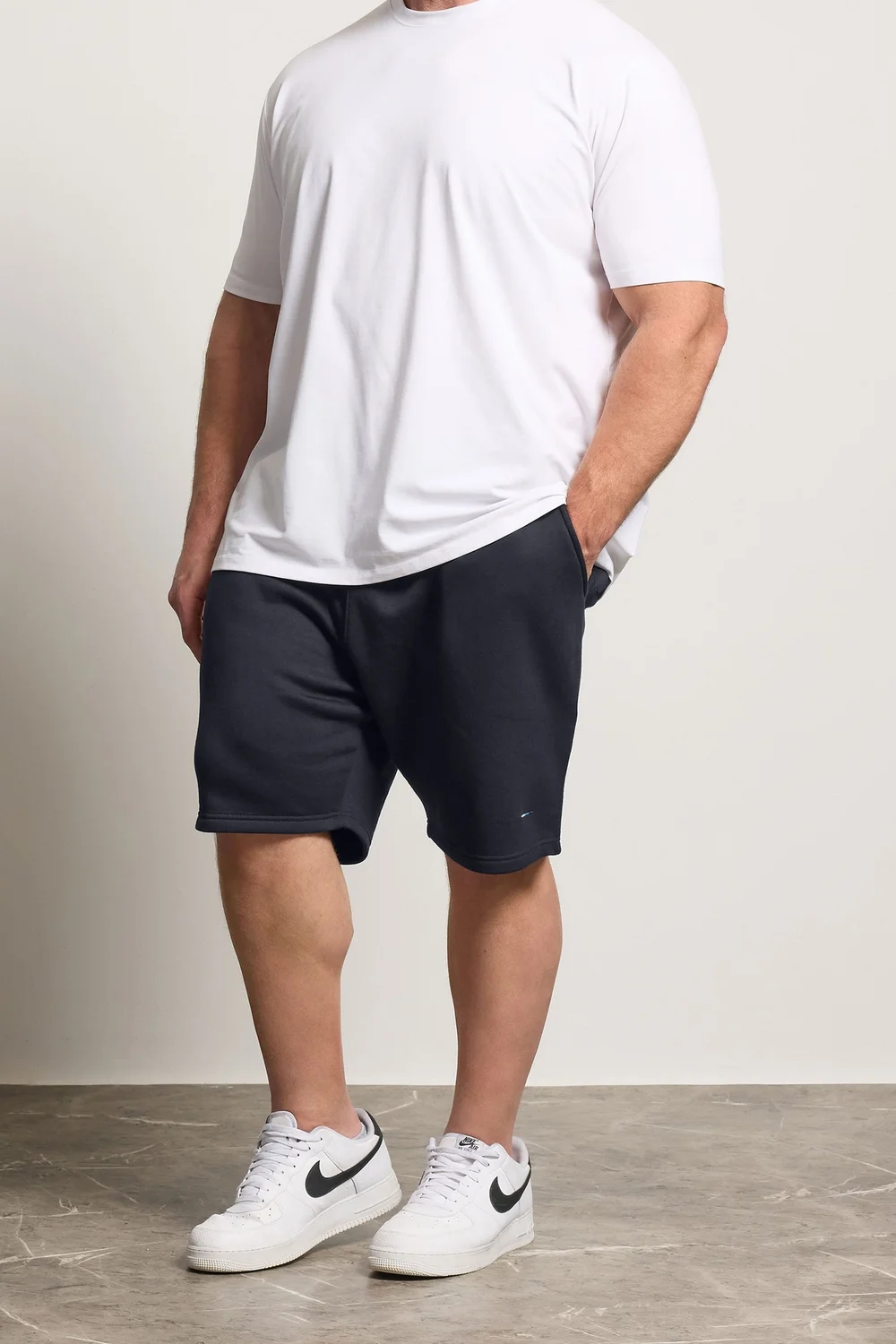 BadRhino Navy Blue Jogger Shorts - 7-8XL Image 1