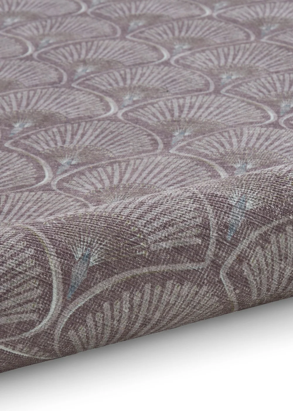 Catherine Lansfield Deco Peacock Lilac Washable Rug 76 x 150cm - 61 x 170 Image 5