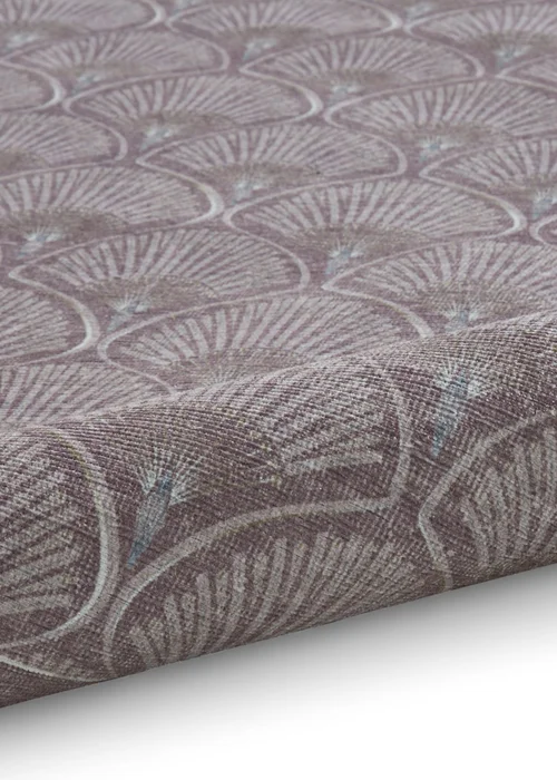 Catherine Lansfield Deco Peacock Lilac Washable Rug 76 x 150cm - 61 x 170 Image 5