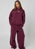 Urban Bliss Piped Jogger Burgandy - 12 Image 1