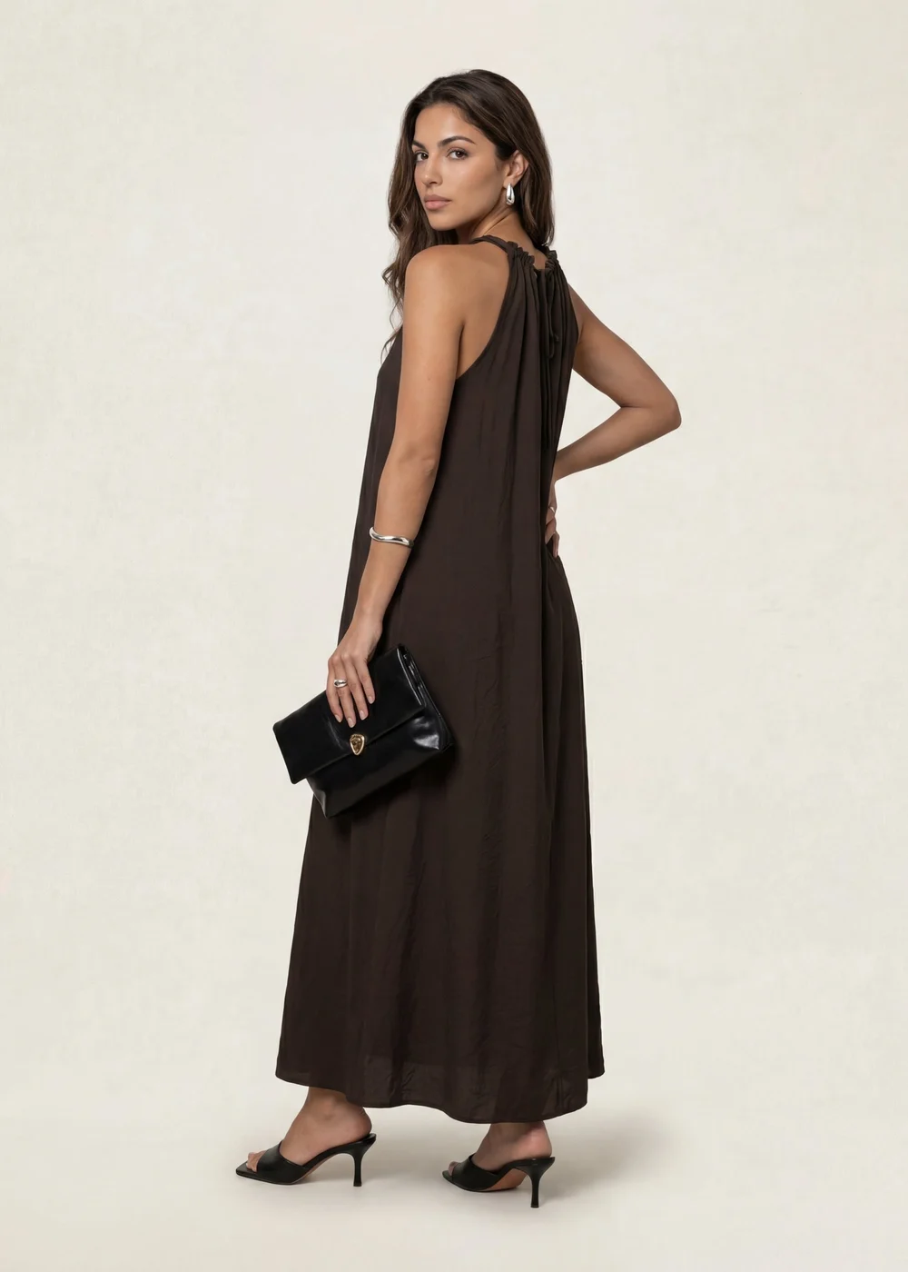 Urban Bliss Khaki Braided Maxi Dress - 12 Image 2