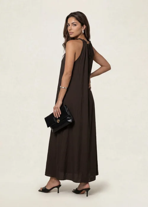 Urban Bliss Khaki Braided Maxi Dress - 12 Image 2
