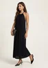 Urban Bliss Braided Neck Trim Maxi Dress Black - 10 Image 1