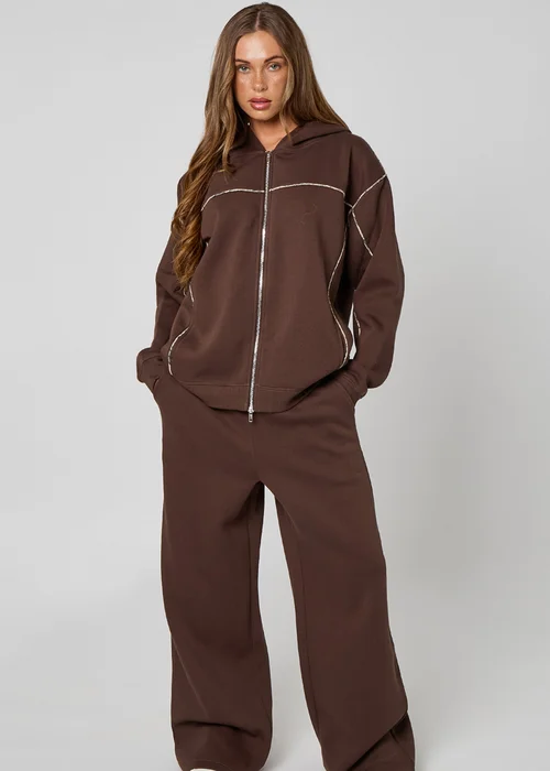 Urban Bliss Chocolate Snake Zip Hoodie - 8 Image 2