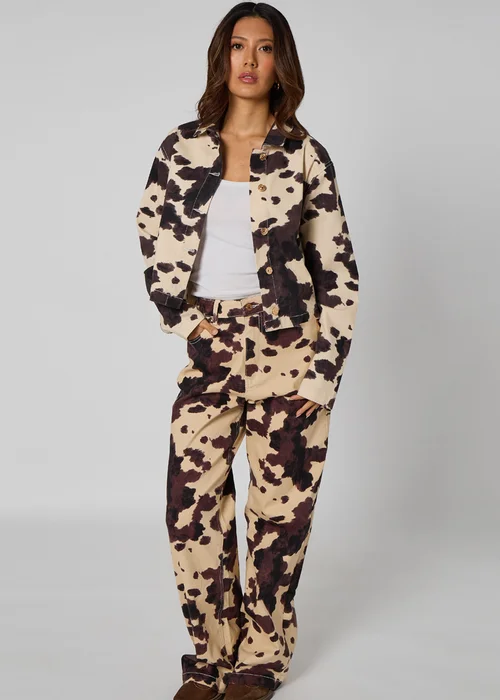 Urban Bliss Cream Cow Jacket - 8 Image 2